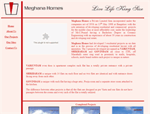 Tablet Screenshot of meghanahomes.com